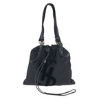Saint Laurent Rive Gauche Vintage Kahala YSL Black Canvas Tote