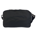 Prada Tessuto Black Silver Nylon Shoulder Bag Pochette — view 2
