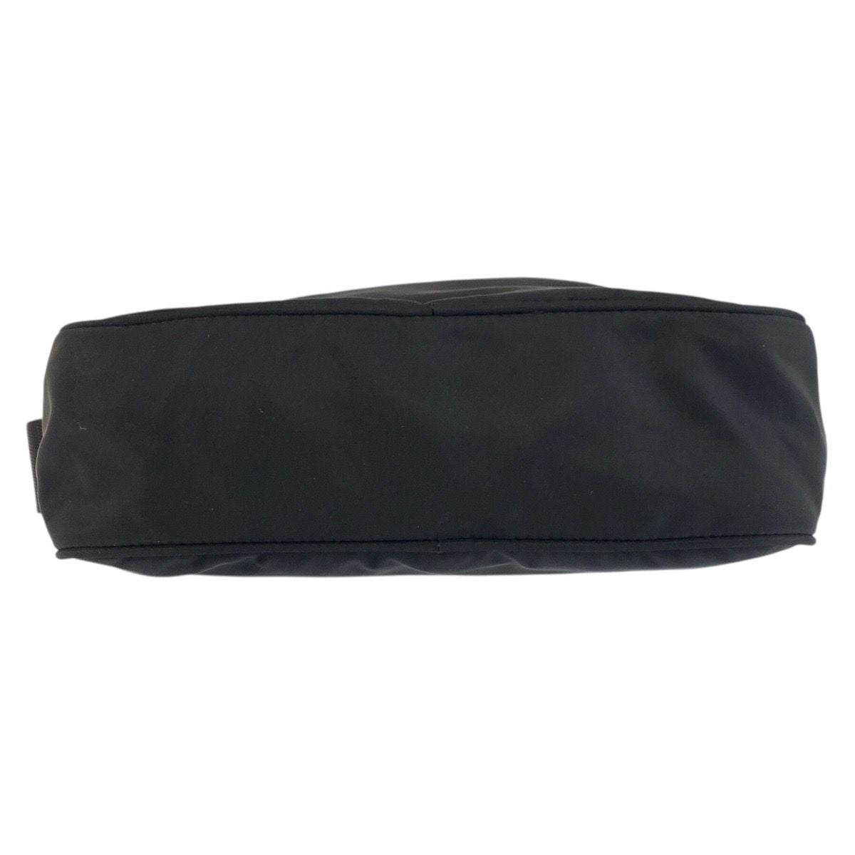 Prada Tessuto Black Silver Nylon Shoulder Bag Pochette — view 9