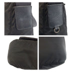 Prada Tessuto Black Silver Nylon Shoulder Bag Pochette — view 5