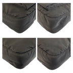 Prada Tessuto Black Silver Nylon Shoulder Bag Pochette — view 4