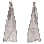 Hermes Vinyl Kelly Clear Gold Handbag — view 8
