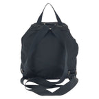Prada Tessuto Black Silver Nylon Leather Backpack — view 2