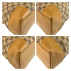 Gucci Sherry Line Beige GG Canvas Leather Tote — view 4