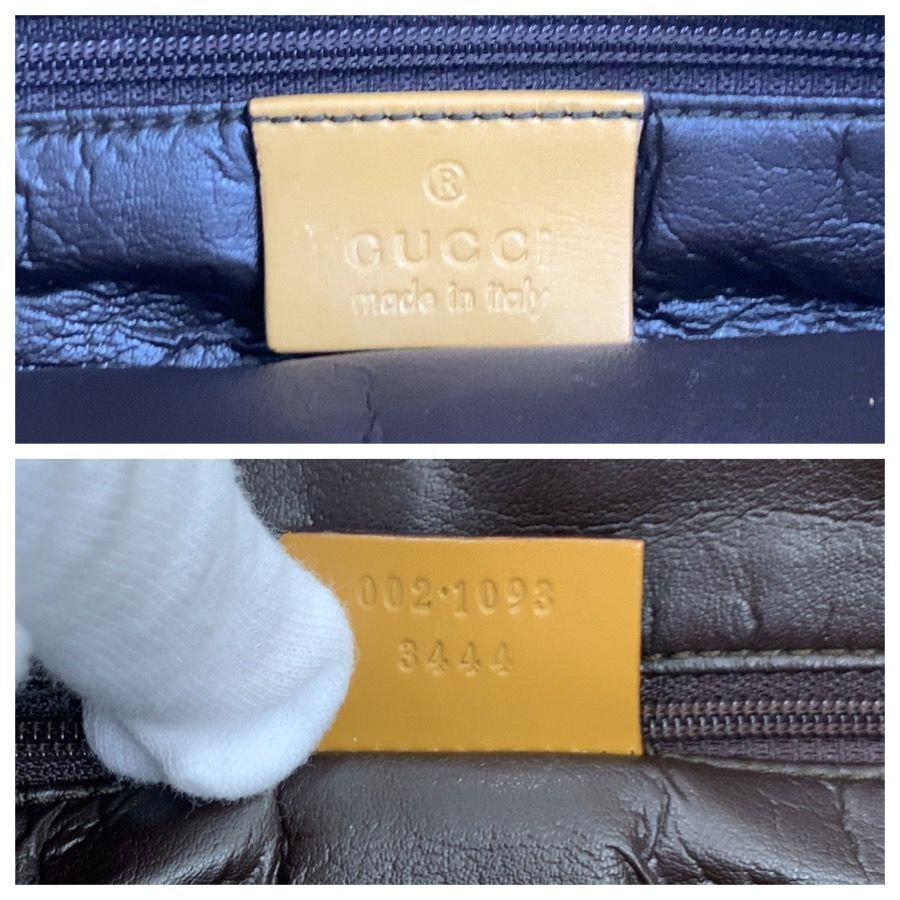Gucci Sherry Line Beige GG Canvas Leather Tote — view 3