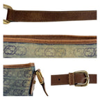 Gucci Interlocking Abbey Blue Brown Gold Shoulder — view 5