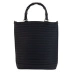Gucci Bamboo Black Silver Nylon 002 Tote Shoulder — view 2