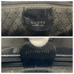 Gucci Bamboo Black Silver Nylon 002 Tote Shoulder — view 3