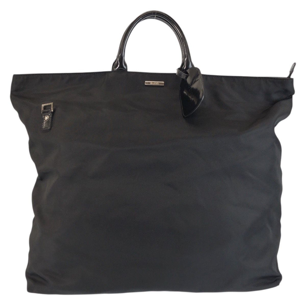 Gucci Black Silver Nylon 019 08 Tote Bag