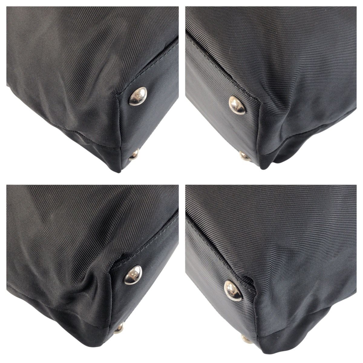 Gucci Black Silver Nylon 019 08 Tote Bag
