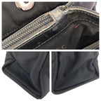 Gucci Bamboo Black Silver Nylon 002 Tote — view 5