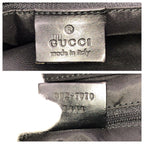 Gucci Bamboo Black Silver Nylon 002 Tote — view 4