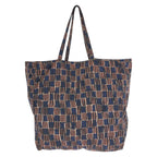 Prada Byobag Tessuto Brown Black Navy Nylon Tote Shoulder — view 2