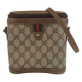 Gucci Vintage Sherry Line Beige GG Supreme Canvas 904 02 070 Shoulder