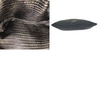 Prada Tessuto Black Silver Nylon Leather Shoulder — view 9