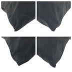 Prada Tessuto Black Silver Nylon Leather Shoulder — view 3