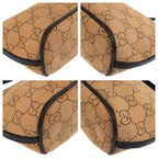 Gucci Beige Brown GG Canvas Handbag Pouch — view 4