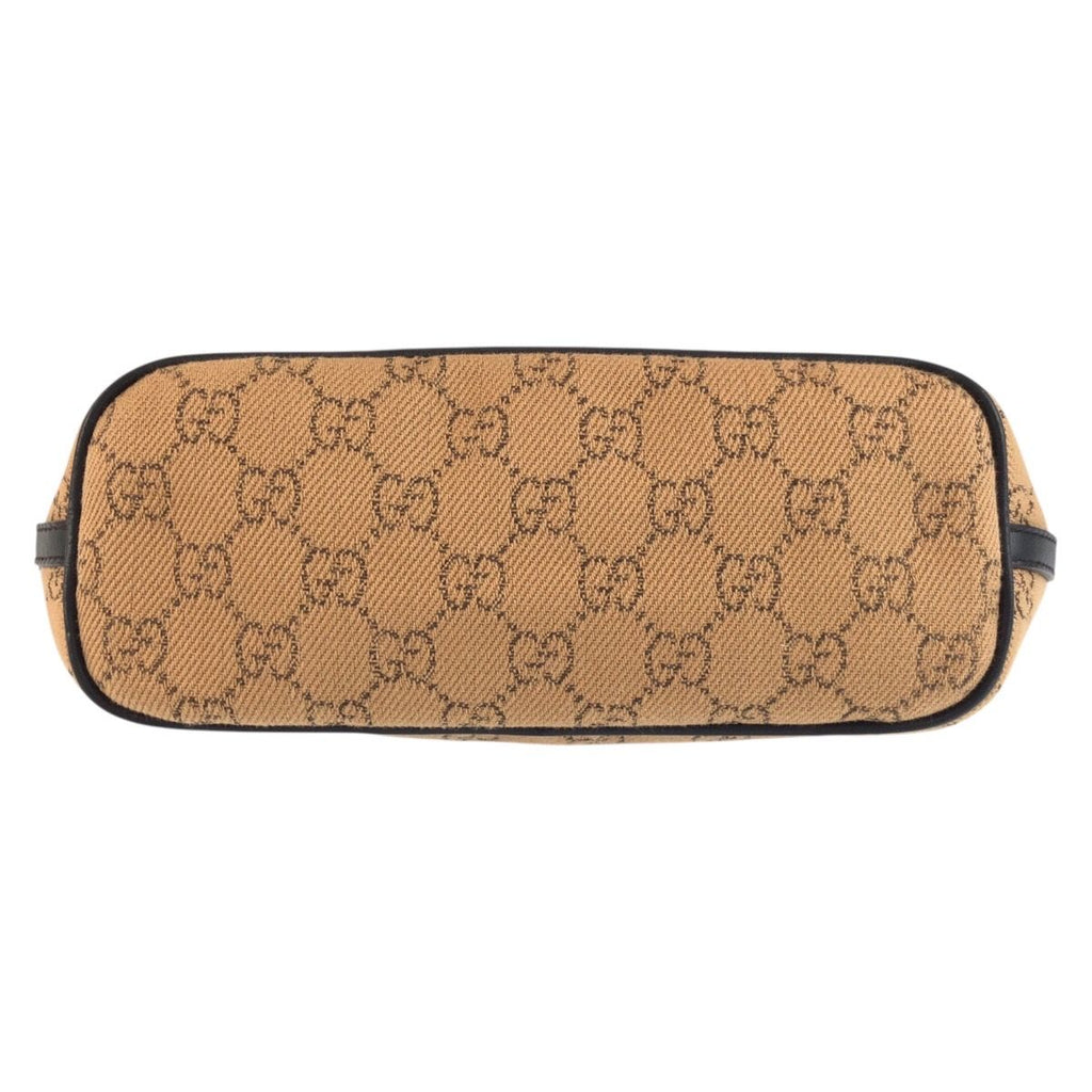Gucci Beige Brown GG Canvas Handbag Pouch — view 8