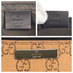 Gucci Beige Brown GG Canvas Handbag Pouch — view 3