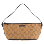 Gucci Beige Brown GG Canvas Handbag Pouch