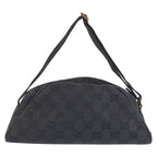 Gucci Half Moon Black Gold GG Canvas Shoulder — view 2