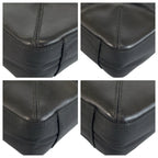 Prada Tessuto Black Silver Nylon Leather Tote Shoulder — view 3