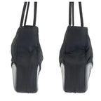 Prada Tessuto Black Silver Nylon Leather Tote Shoulder — view 8