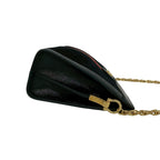 Gucci Ophidia Sherry Line GG Logo Suede Patent Shoulder Bag Black — view 6