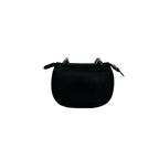 Dior Vintage CD Logo Leather Mini Shoulder Bag Pochette Black — view 3