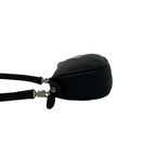Dior Vintage CD Logo Leather Mini Shoulder Bag Pochette Black — view 5