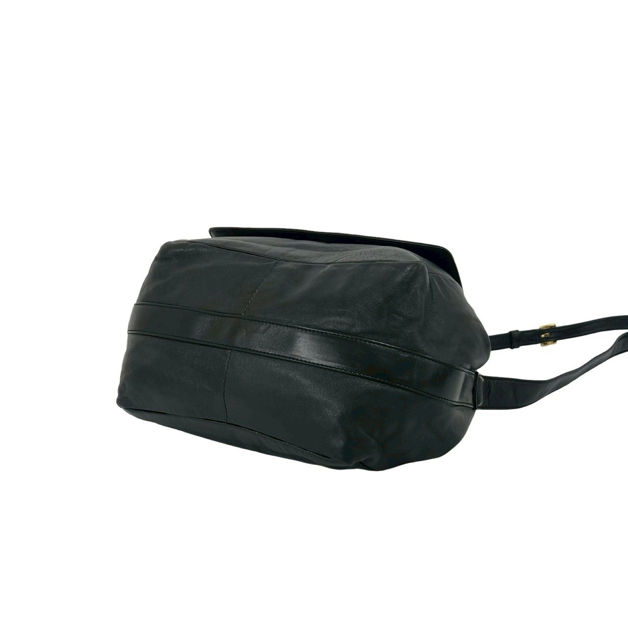 Loewe Anagram Logo Leather Drawstring Shoulder Bag Crossbody Pochette Cross — view 8