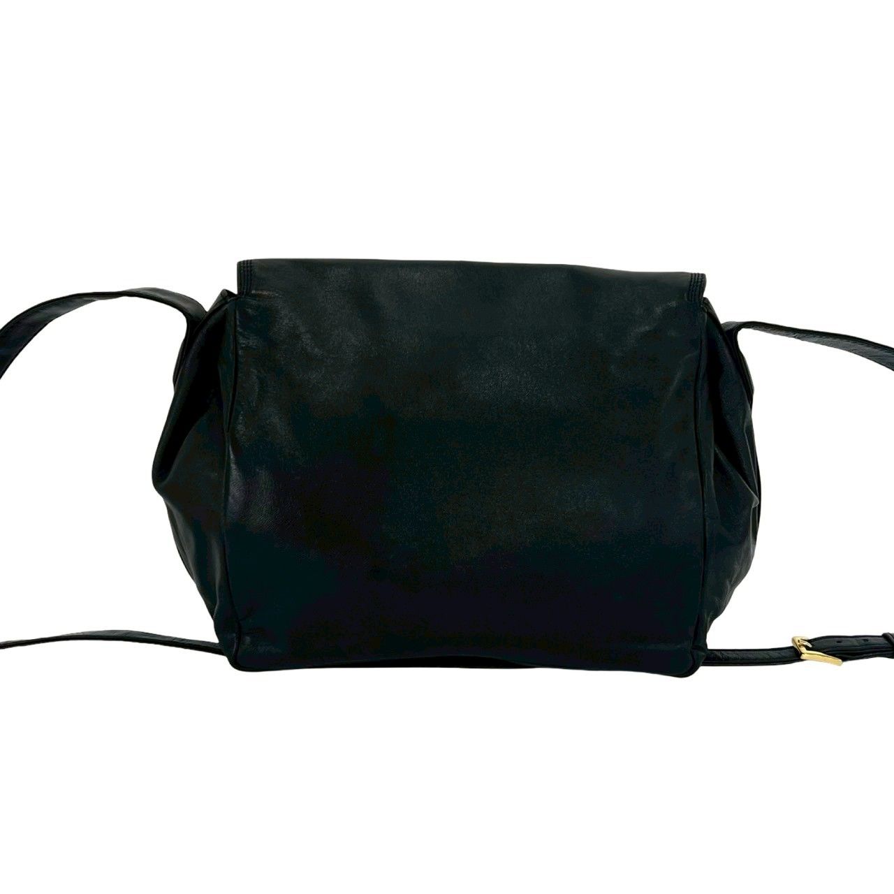 Loewe Anagram Logo Leather Drawstring Shoulder Bag Crossbody Pochette Cross — view 3