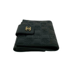 Chanel Icon CC Logo Lambskin Bifold Wallet Mini Black — view 4