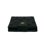 Chanel Icon CC Logo Lambskin Bifold Wallet Mini Black — view 3