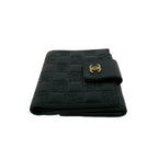 Chanel Icon CC Logo Lambskin Bifold Wallet Mini Black — view 5