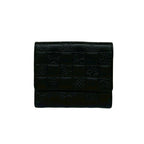 Chanel Icon CC Logo Lambskin Bifold Wallet Mini Black — view 2