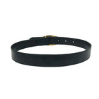 Gucci Vintage GG Logo Buckle Leather Belt Black — view 5