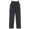 Fendi Cotton FF Calligraphy High Waist Denim Pants Black 36