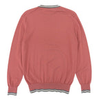 Hermes Cashmere Silk Crew Neck Long Sleeve Knit Sweater Pink — view 2