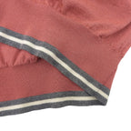 Hermes Cashmere Silk Crew Neck Long Sleeve Knit Sweater Pink — view 5