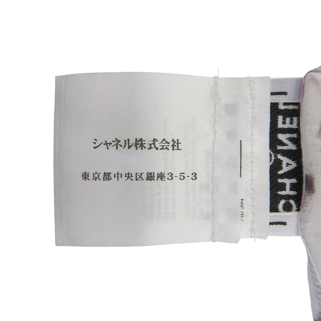 Chanel Cotton 100% CC Logo Camellia Print with Ribbon Dress 34 — view 7