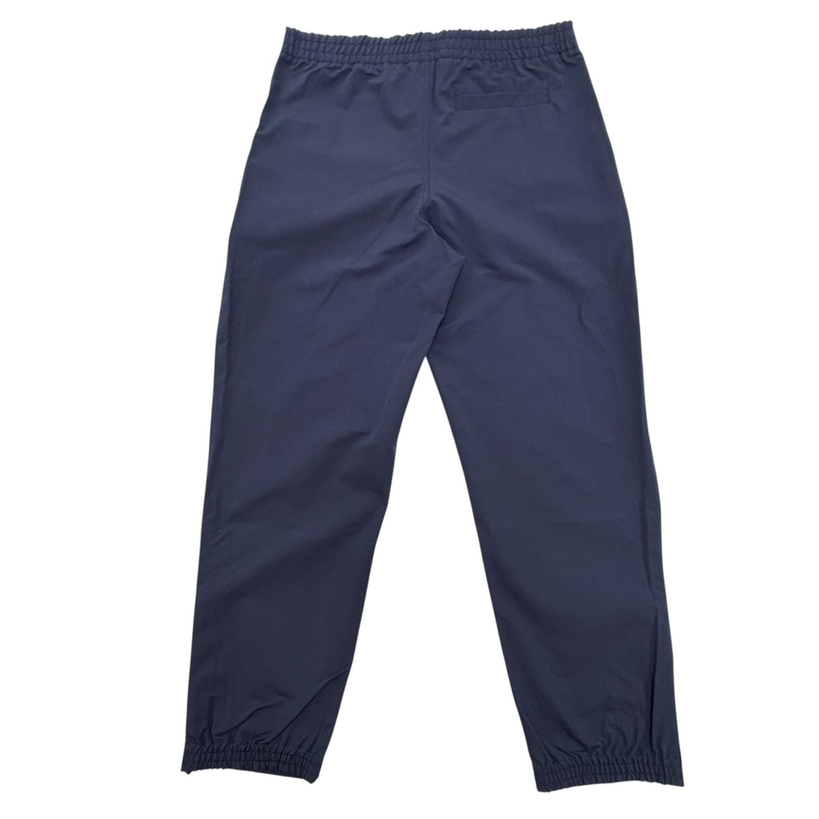 Dior Homme Logo Belt Wide Tapered Jogger Trousers Easy Pants Navy 48 — view 2