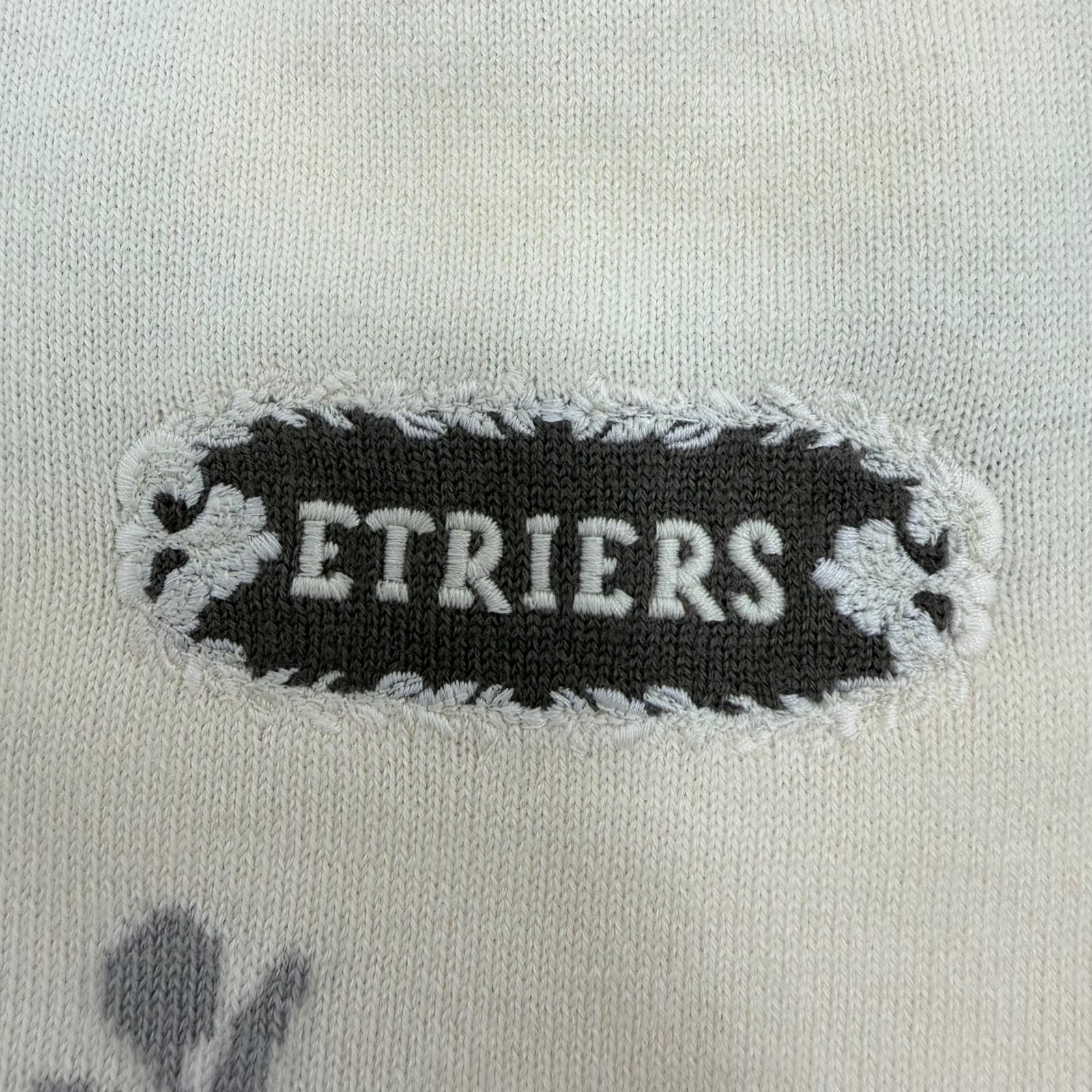 Hermes Etriers Wool Cashmere Short Sleeve Knit Beige Brown 38 Sweater — view 6