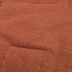 Hermes Cotton 100% Motif Crew Neck Pullover Sweatshirt Terracotta Brown — view 5