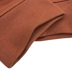 Hermes Cotton 100% Motif Crew Neck Pullover Sweatshirt Terracotta Brown — view 8