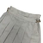 Fendi Wool High Waist Slim Fit Shorts Gray 36 — view 5