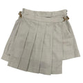 Fendi Wool High Waist Slim Fit Shorts Gray 36