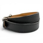 Hermes Trench Silver Swift Leather Bracelet Black T4 and — view 3