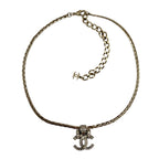 Chanel CC Logo Bijoux Decoration Necklace Choker Silver Gold — view 4