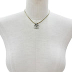 Chanel CC Logo Bijoux Decoration Necklace Choker Silver Gold — view 2